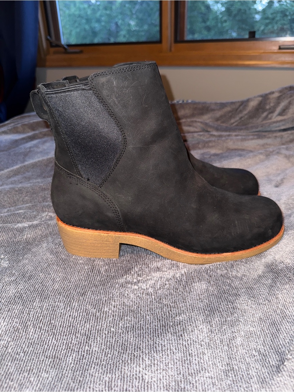Red Wing Worx Black Size 11 Women’s Chelsea Steel Toe Boots - Picture 3 of 6